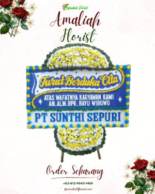 Papan Bunga Duka di Timang Gajah