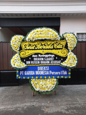 Papan Bunga Duka di Timang Gajah